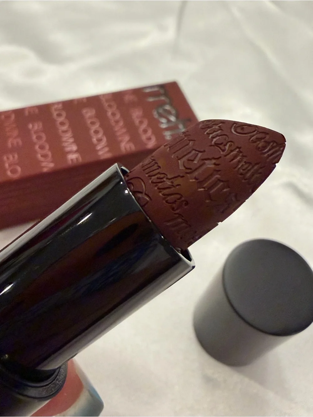 Melt Cosmetics Lipstick BLOODWINE Ultra Matte Shade USA Made New Dark Red Vamp